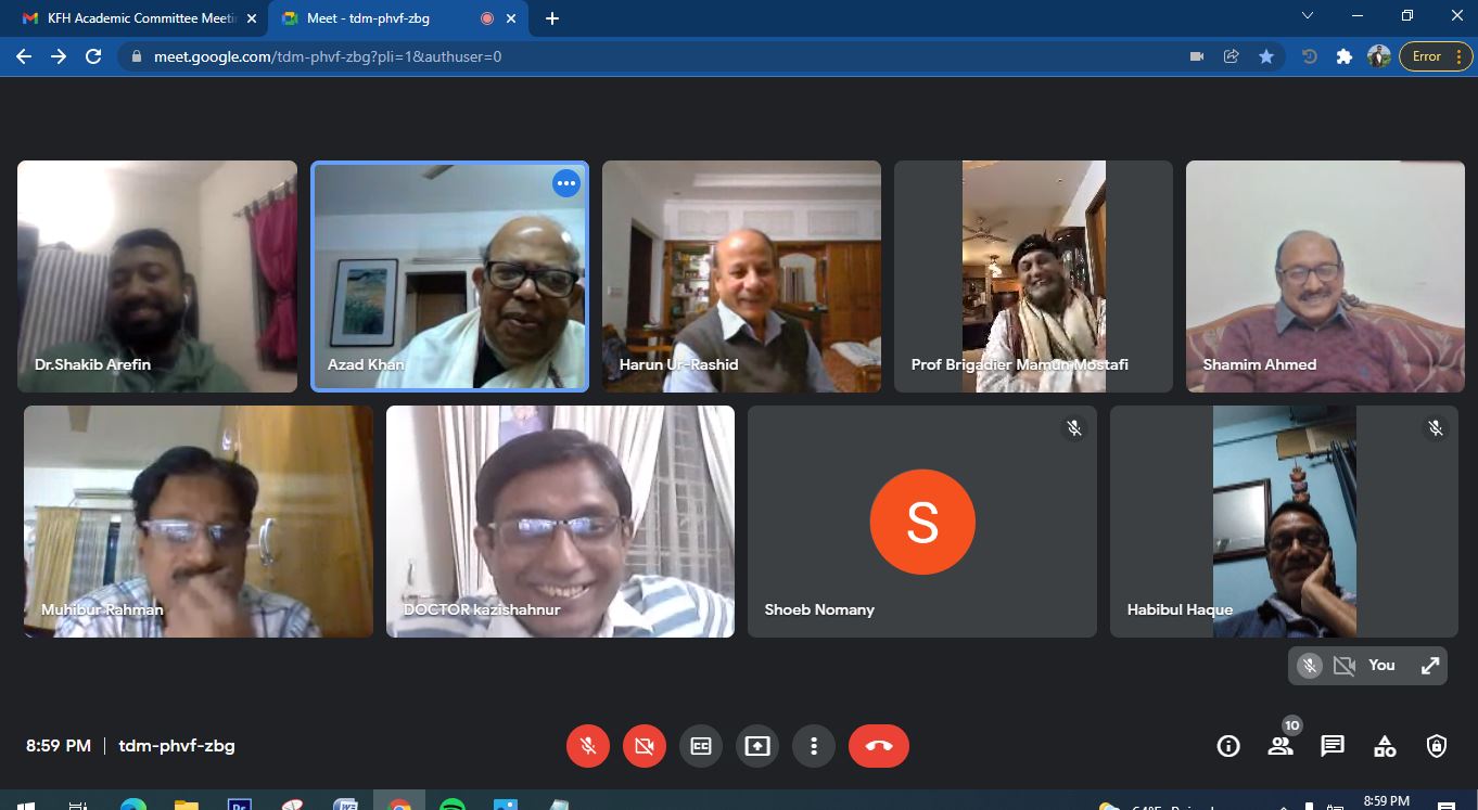 Kidney Foundation Hospital Academic Committee Meeting